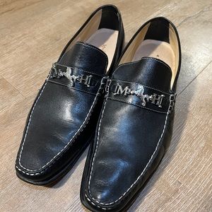 Mario Hernandez black leather shoes